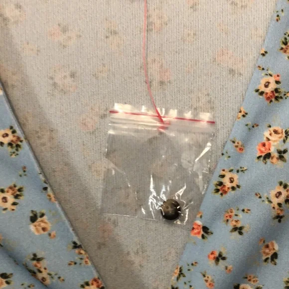 NEW Topshop Jersey midi dress pale blue women’s 6 floral cottagecore ruffle - Picture 6 of 16